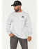 Image #2 - Troll Co Men's FR Haggler Long Sleeve Graphic Work T-Shirt - Big, Medium Grey, hi-res