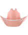 Shyanne Girls' Elastic Fit Straw Cowboy Hat, Pink, hi-res