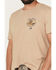 Image #4 - Cody James Men's Lasso Short Sleeve Graphic T-Shirt, Sand, hi-res