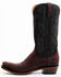 Image #3 - Lucchese Men's Brazos Western Boot , Wine, hi-res