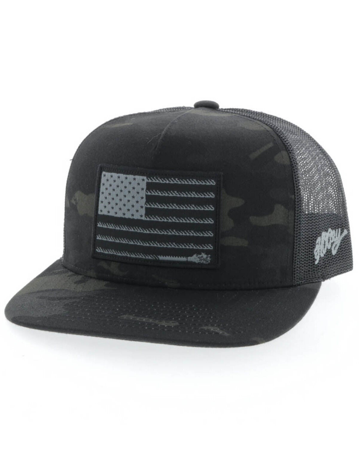 Liberty Roper Flag Patch Mesh Cap 