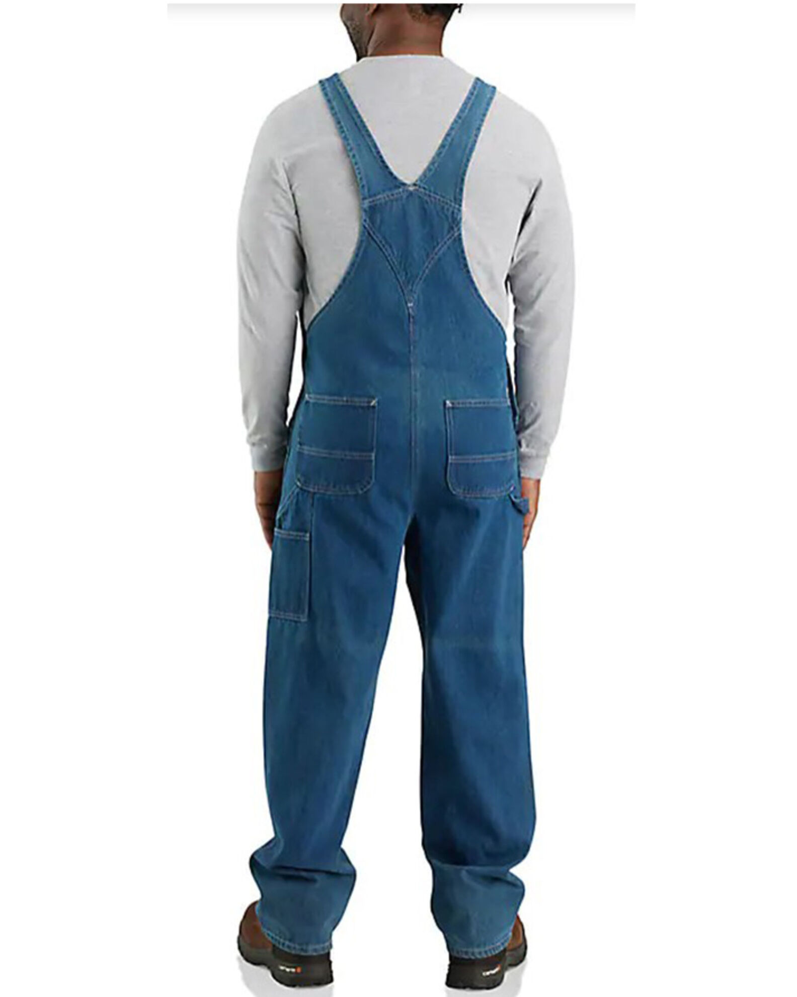 Product Name: Carhartt Men's Darkstone Loose Fit Denim Bib Overalls