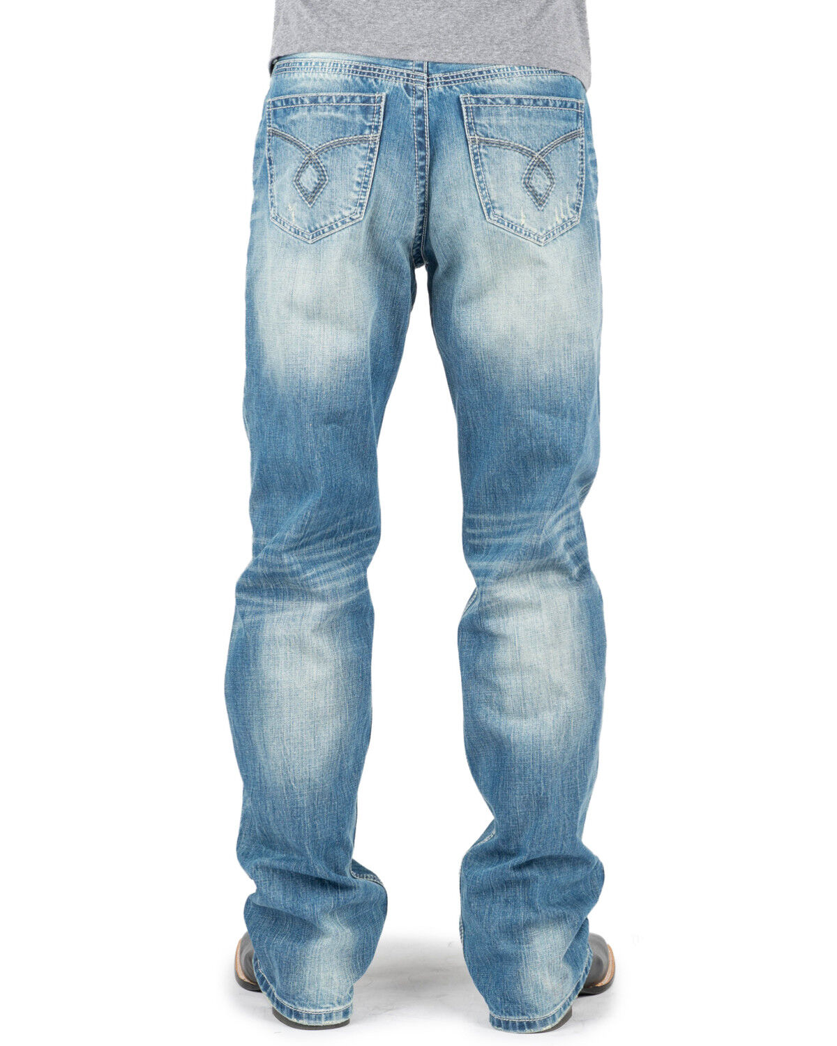 Image #1 - Tin Haul Men's Regular Joe Fit Bootcut Jeans, Indigo, hi-res