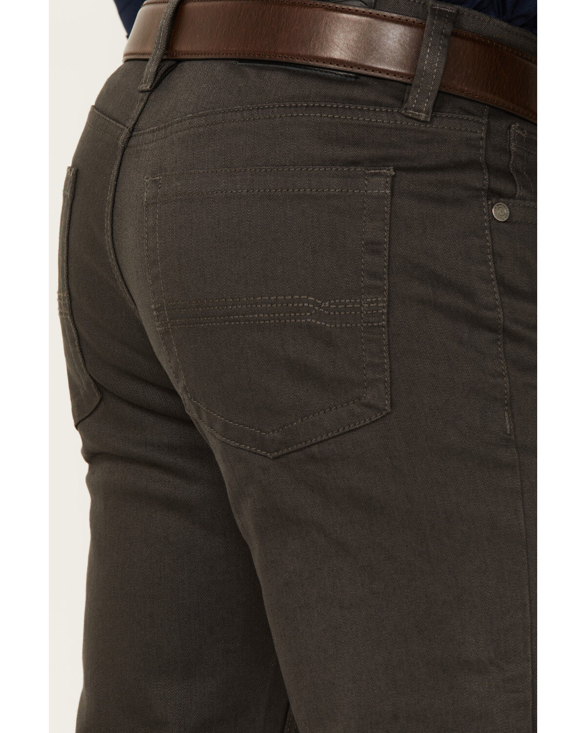 Image #4 - Cody James Men's Appaloosa Gray Wash Slim Straight Stretch Denim Jeans, Grey, hi-res