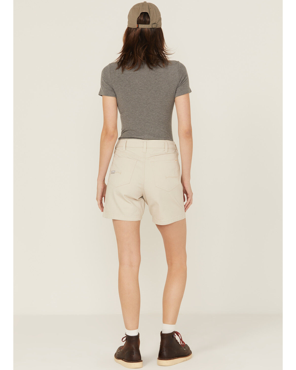Image #3 - Ariat Women's Rebar PR Made Tough Shorts, Grey, hi-res