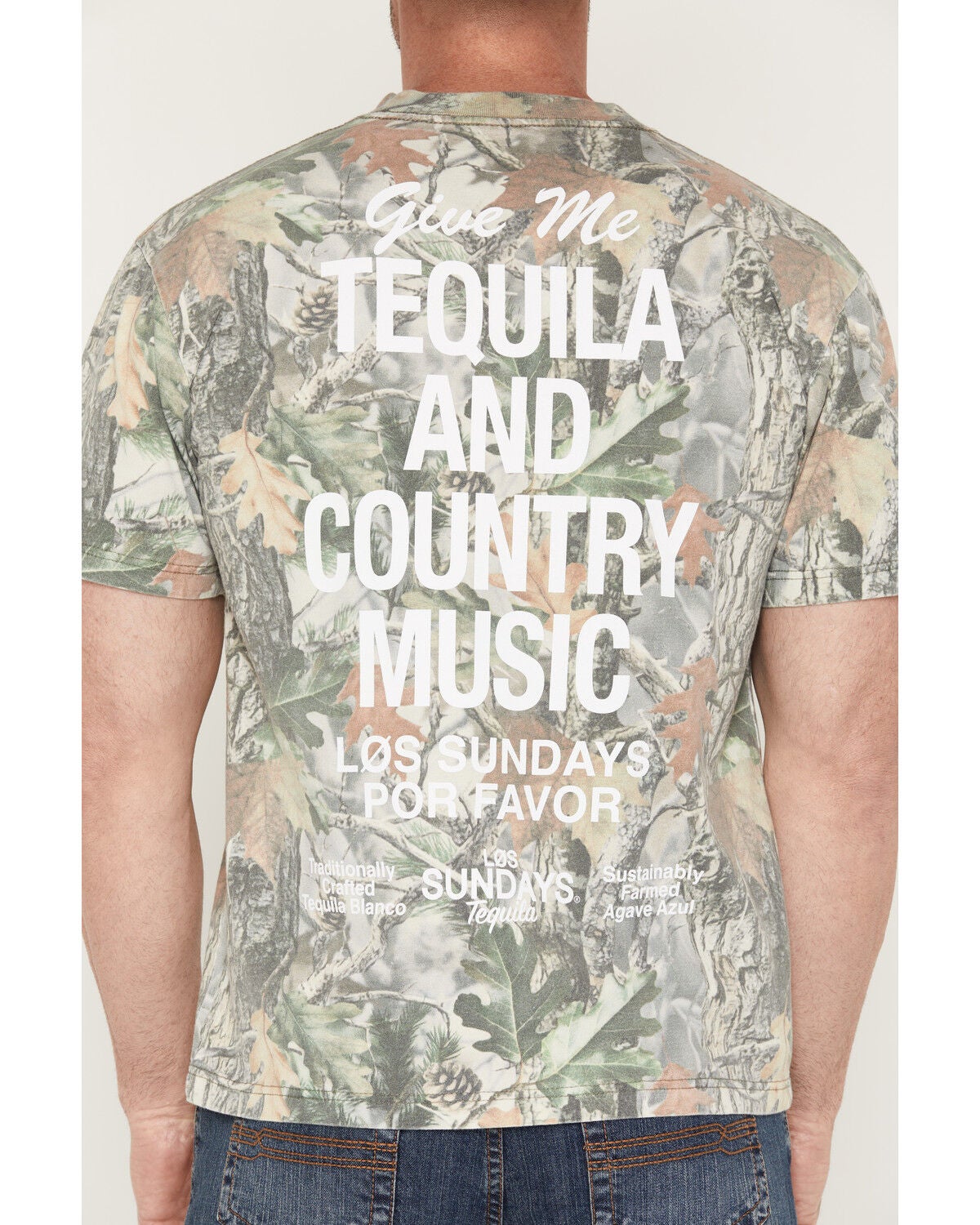 Image #4 - Los Sundays Men's Tequila & Country Music Camo Print Short Sleeve Graphic T-Shirt, Camouflage, hi-res