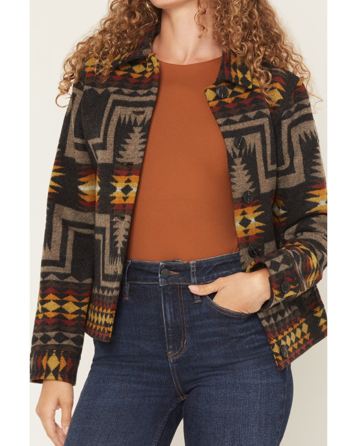 Image #3 - Pendleton Women's Willa Jacket, Black, hi-res