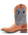 Image #3 - Laredo Men's Top Western Boots - Broad Square Toe, Tan, hi-res