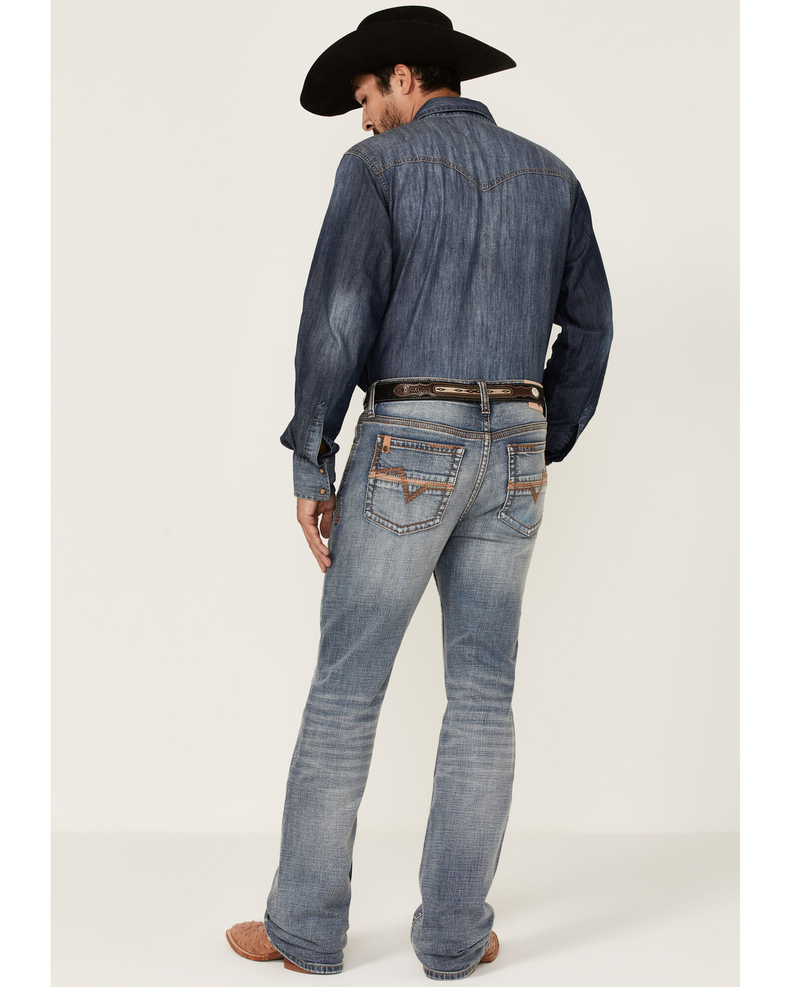 Cody James Core Men s Bear Down Light Wash Stretch Slim Bootcut Jeans Country Outfitter