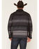 Image #4 - Cody James Men's Arena Serape Southwestern Striped Concealed Carry Softshell Jacket, Caviar, hi-res