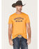 Brixton x Willie Nelson Men's Shotgun Willie Graphic T-Shirt, Yellow, hi-res