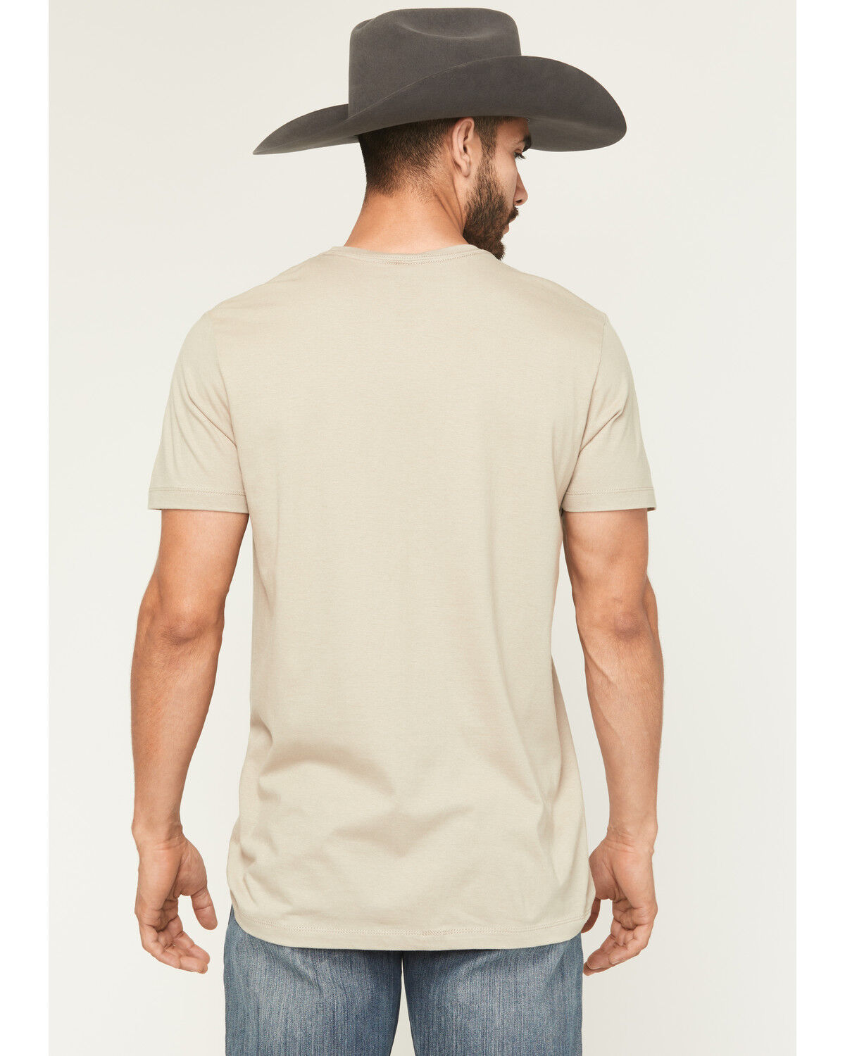 Image #4 - Cody James Men's Strong And Brave Short Sleeve Graphic T-Shirt, Tan, hi-res