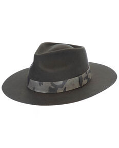 Black Creek Grey Crushable Western Wool Felt Hat , Grey, hi-res