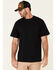 Image #1 - Hawx Men's Solid Forge Short Sleeve Work Pocket T-Shirt, Black, hi-res