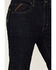 Image #2 - Ariat Men's M1 Abraded Rinse Stackable Slim Straight Stretch Denim Jeans, Dark Wash, hi-res