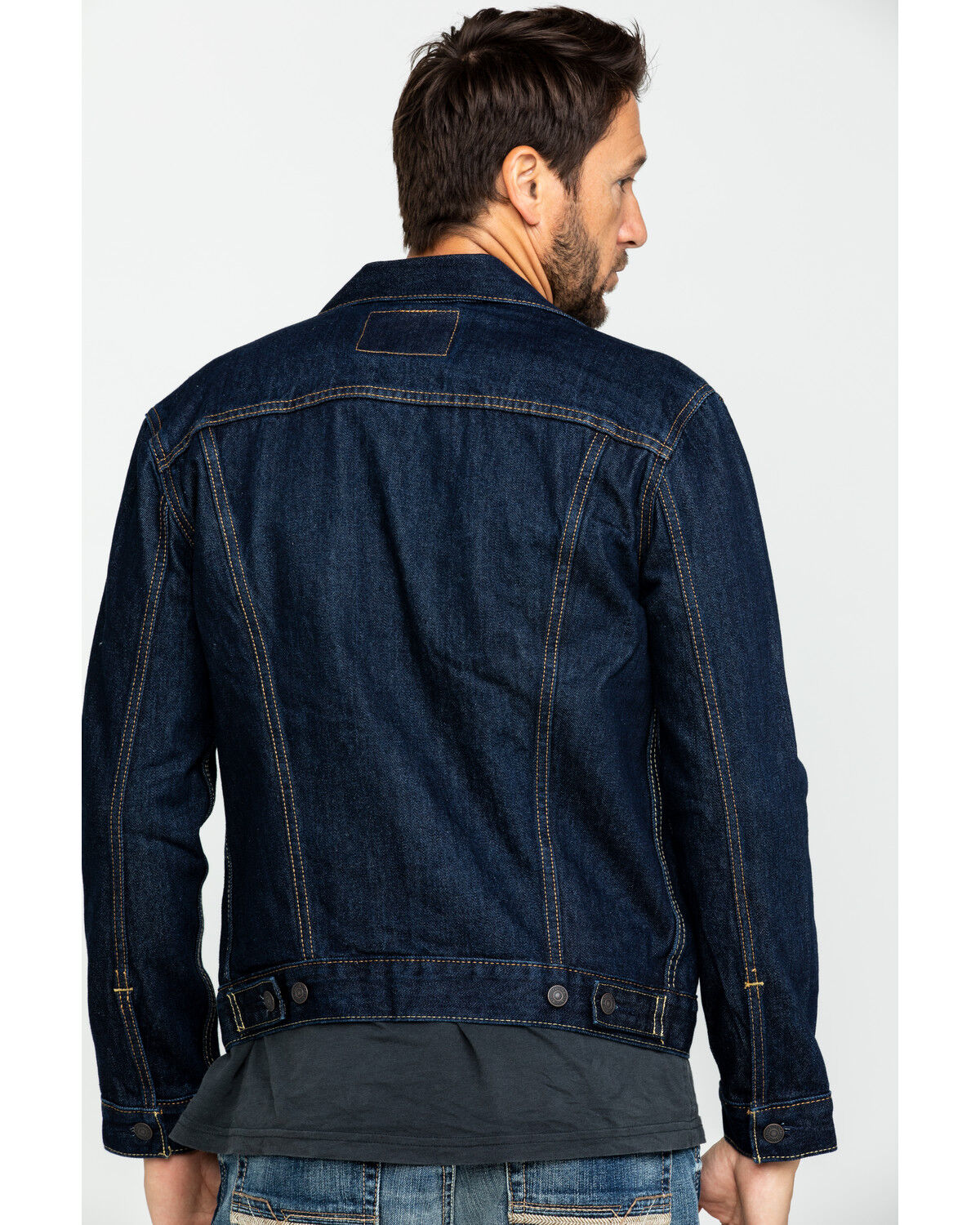 Image #3 - Levi's Men's Trucker Jacket, Indigo, hi-res