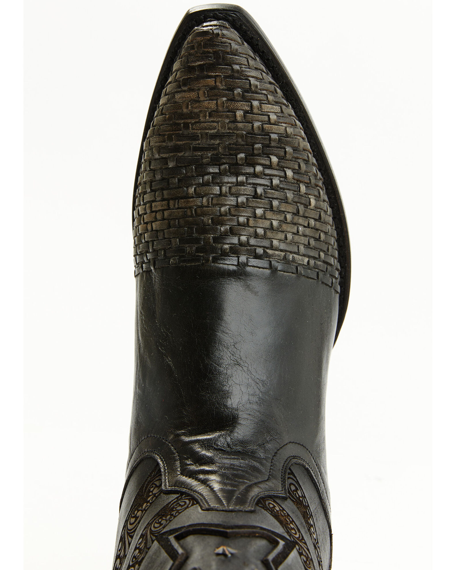 Dan Post Men s Basket Weave Western Boots Snip Toe Country Outfitter