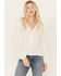 Image #1 - Idyllwind Women's Charlotte Long Sleeve Lace Inset Top, Ivory, hi-res
