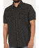 Image #3 - Moonshine Spirit Men's Only Road Floral Print Short Sleeve Snap Western Shirt, Black, hi-res