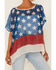 Image #3 - Tasha Polizzi Women's Stars & Stripes Spirit Poncho, Multi, hi-res