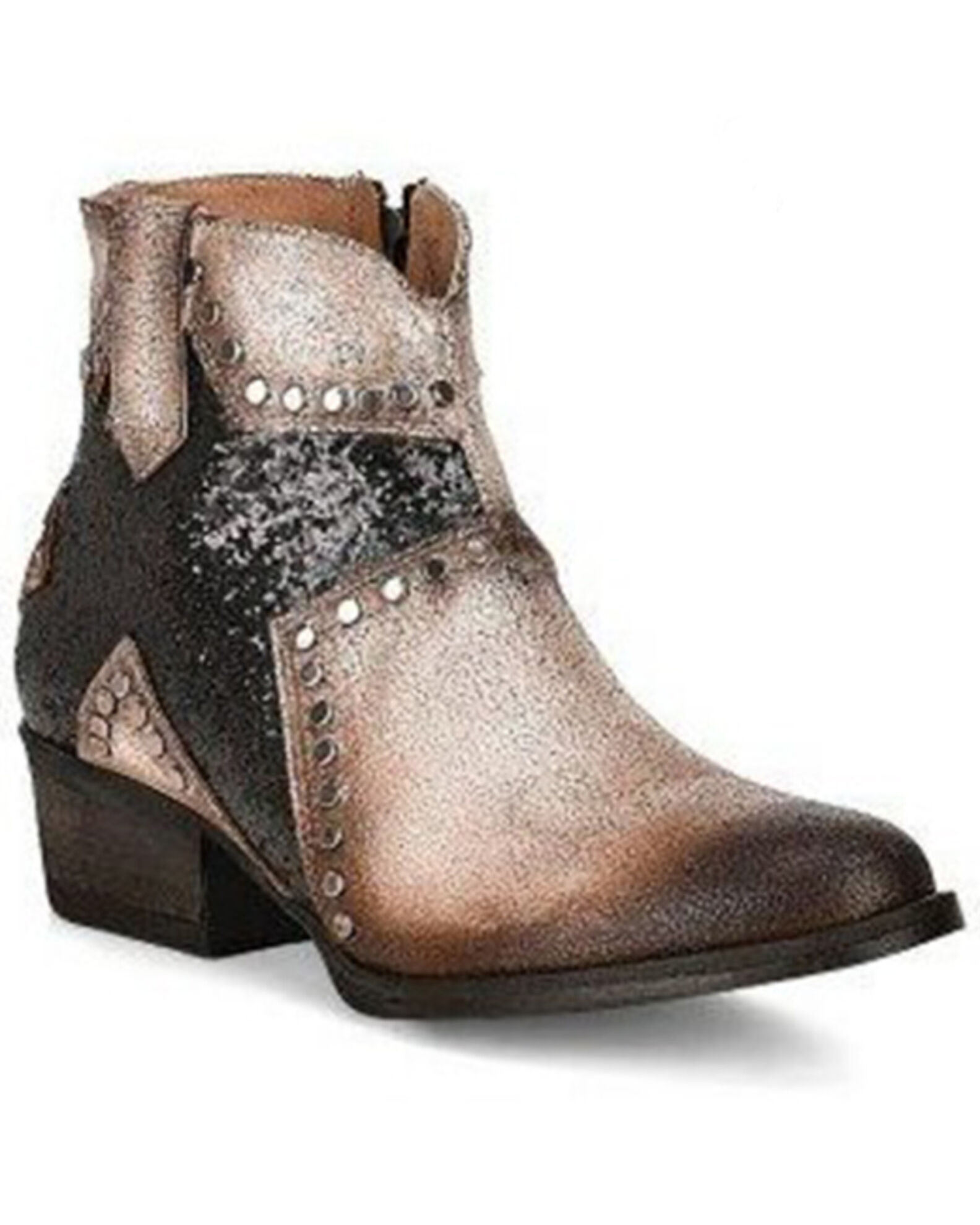Star deals studded booties