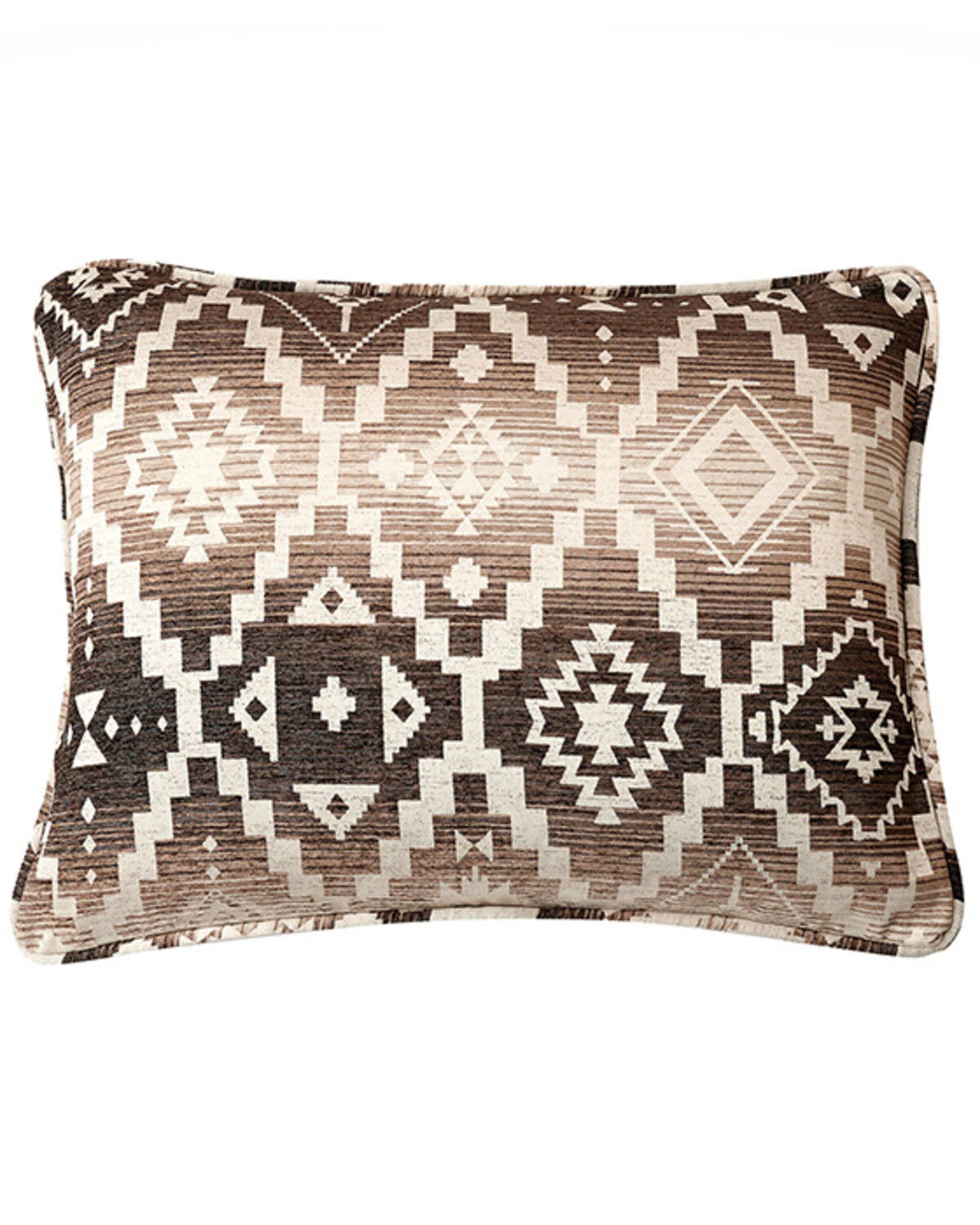 Image #1 - HiEnd Accents Chalet Southwestern Print Pillow Sham Set - 2 Piece, Brown, hi-res