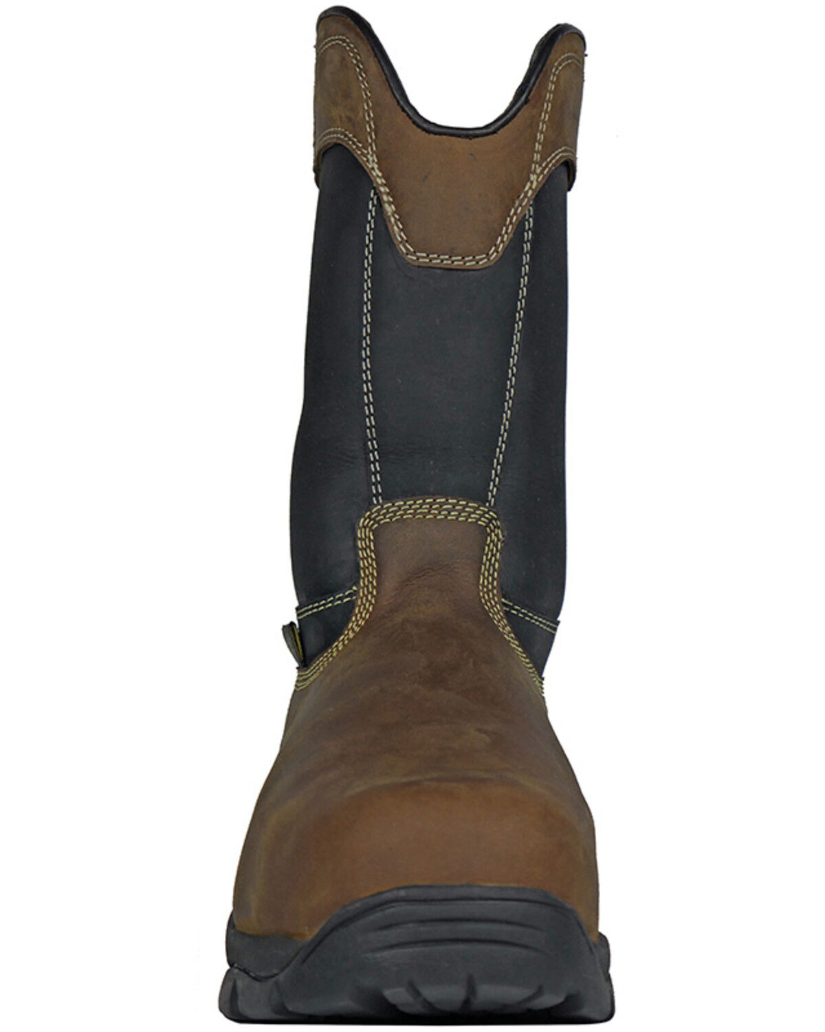 Image #4 - Hoss Men's Slag Waterproof Metguard Wellington Work Boots - Composite Toe, Brown, hi-res