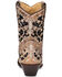 Image #4 - Corral Women's Brown Inlay Western Booties - Snip Toe, Brown, hi-res