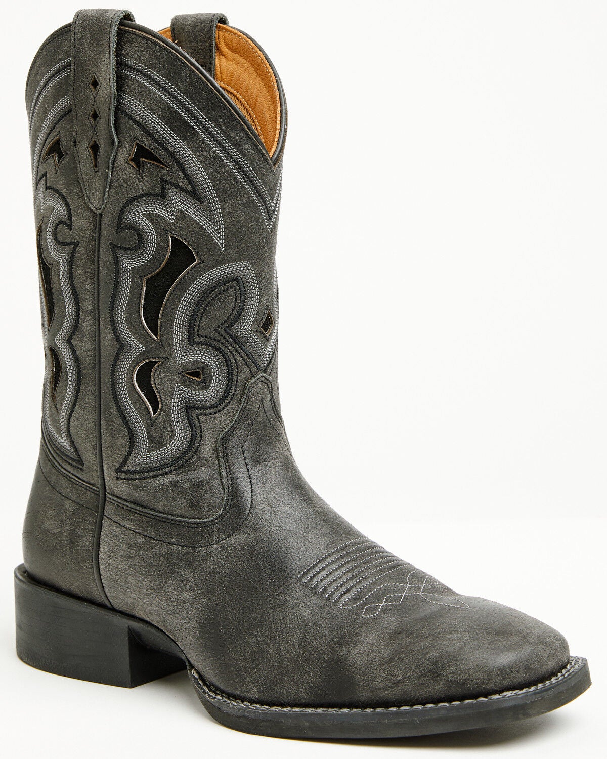 Image #1 - Cody James Ace&trade; Nixon Performance Western Boots - Broad Square Toe, Black, hi-res