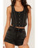 Image #3 - Idyllwind Women's Delrose Drive Studded Denim Vest, Black, hi-res