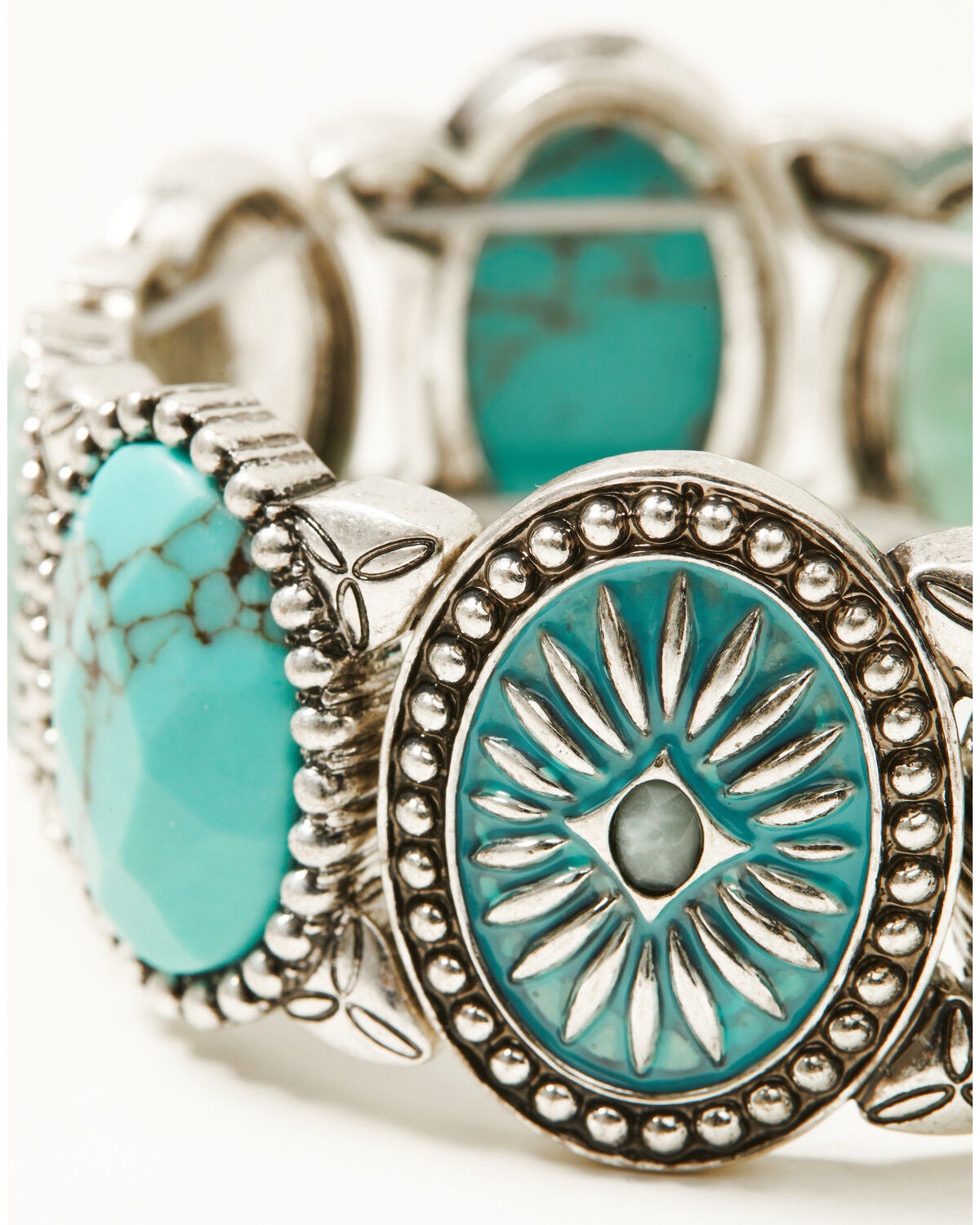 Image #3 - Lainey Wilson Women's Stone Stretch Bracelet, Silver, hi-res