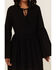 Wrangler Women's Bell Sleeve Tunic Dress, Black, hi-res