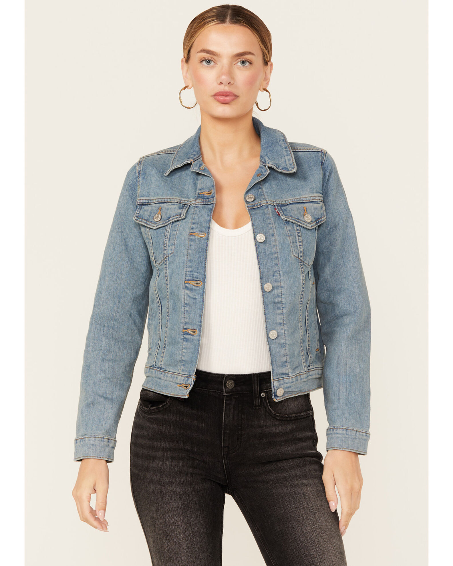 Levi's stonewash jacket new arrivals