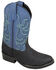 Smoky Mountain Boys' Monterey Western Boots - Round Toe, Black, hi-res