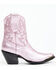 Image #2 - Idyllwind Women's Tickled Pink Metallic Leather Fashion Western Booties - Medium Toe , Pink, hi-res