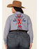 Ariat Women's R.E.A.L Chambray Billie Jean Embroidered Long Sleeve Button Down Western Core Shirt - Plus, Blue, hi-res