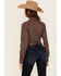 Image #4 - Ariat Women's Kirby Striped Long Sleeve Button-Down Stretch Western Shirt, Brown, hi-res