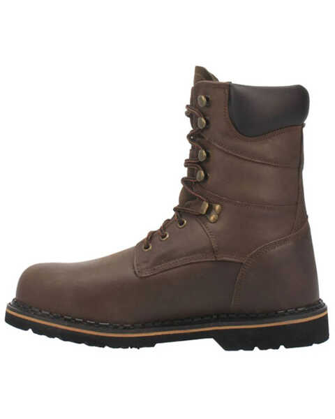 Laredo Men's Chain Work Boots - Steel Toe, Brown, hi-res