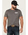 Image #3 - Buckwear Men's Busch No Bull Short Sleeve Graphic T-Shirt, Charcoal, hi-res