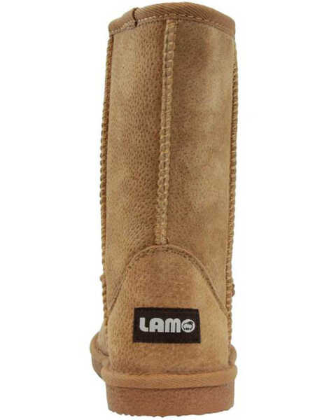 Image #3 - Lamo Footwear Women's 9" Classic Suede Boots, Chestnut, hi-res