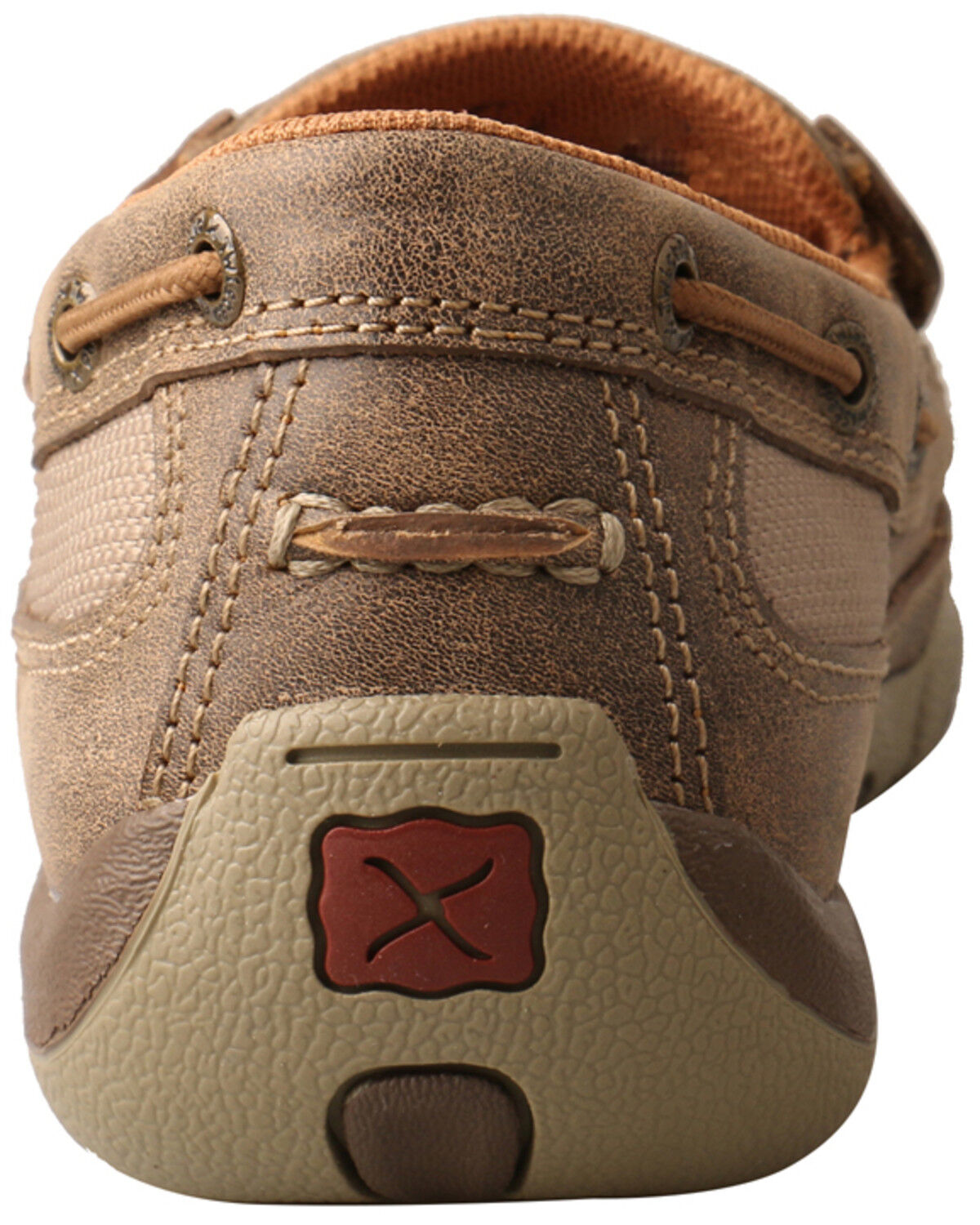 Image #4 - Twisted X Women's Slip-On Driving Mocs, Brown, hi-res