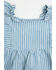 Image #2 - Wrangler Toddler Girls' Striped Short Sleeve Denim Dress, Blue, hi-res