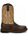 Image #2 - Justin Men's Superintendent Western Boots - Round Toe, Brown, hi-res