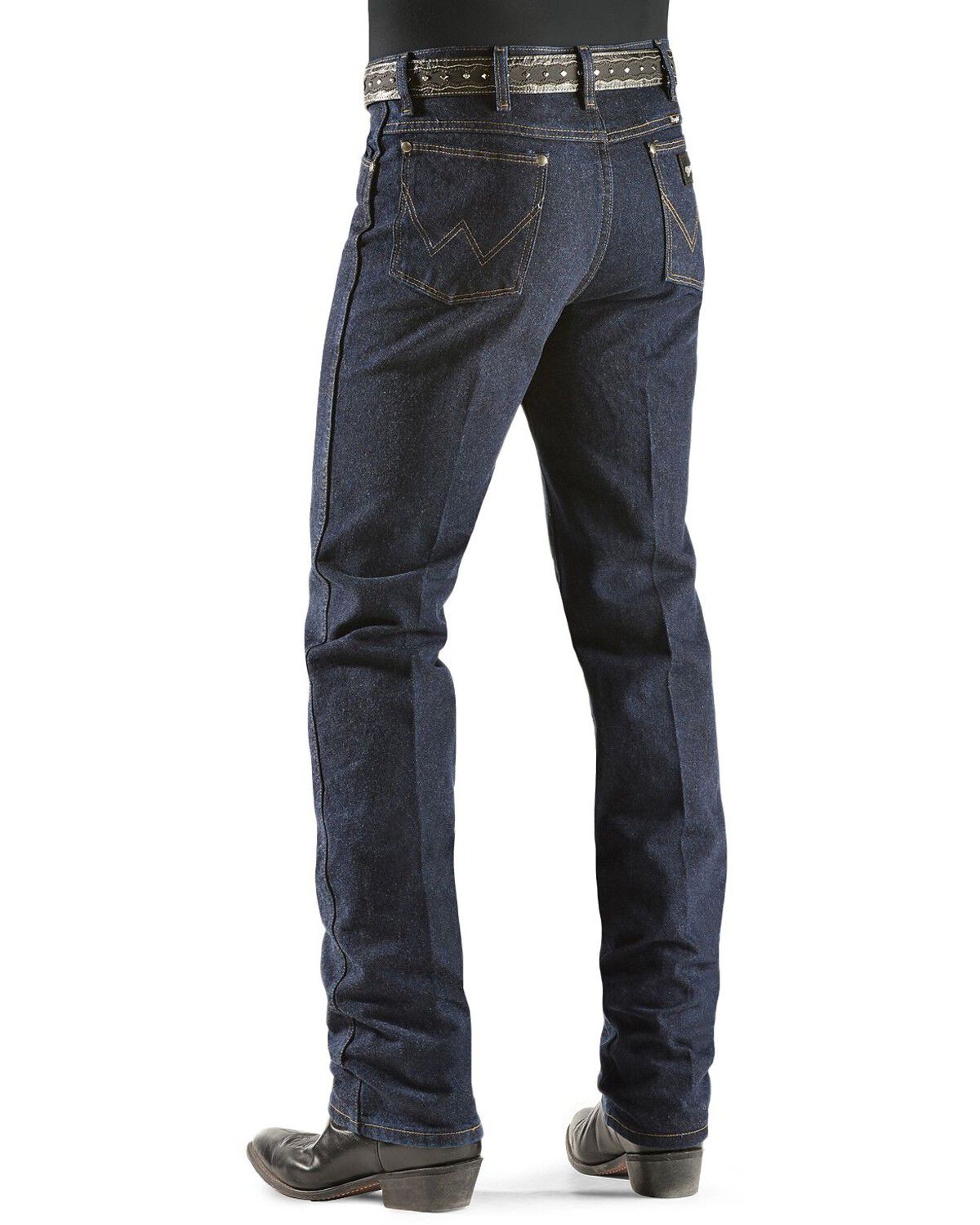 Image #1 - Wrangler Men's 933 Silver Edition Slim Fit Jeans, Dark Denim, hi-res