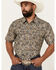 Image #2 - Cody James Men's Down The Road Paisley Print Short Sleeve Snap Western Shirt, Ivory, hi-res