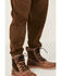 Image #2 - Brixton Men's Jupiter Service Crossover Pants , Brown, hi-res