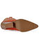 Image #5 - Azalea Wang Women's Scott Western Booties - Round Toe, Orange, hi-res