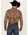 Image #4 - RANK 45&reg; Men's Hopewood Abstract Southwestern Print Long Sleeve Button-Down Stretch Western Shirt, Rust Copper, hi-res