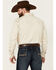 Image #4 - Blue Ranchwear Men's Heavy Twill Long Sleeve Snap Stretch Western Shirt, Tan, hi-res