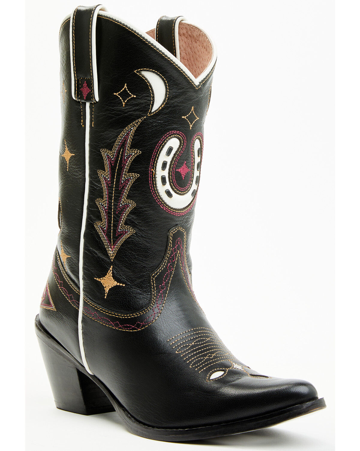 Image #1 - Idyllwind Women's Get Lucky Western Boots - Round Toe, Black, hi-res